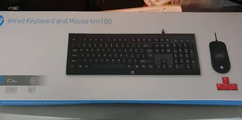 Hp | Keyboard & Mouse | Wired |Km 100 1