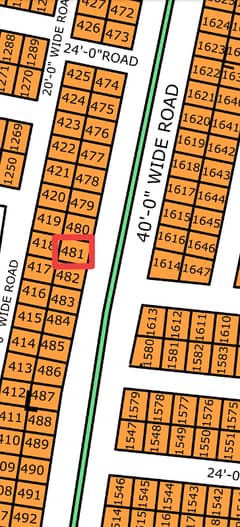 North Town Residency Phase 1 Plot