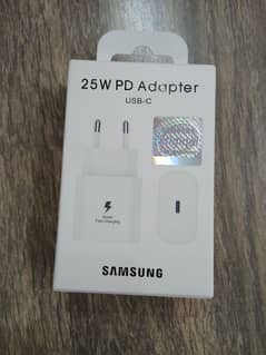 New Samsung 25W Charger with Cable