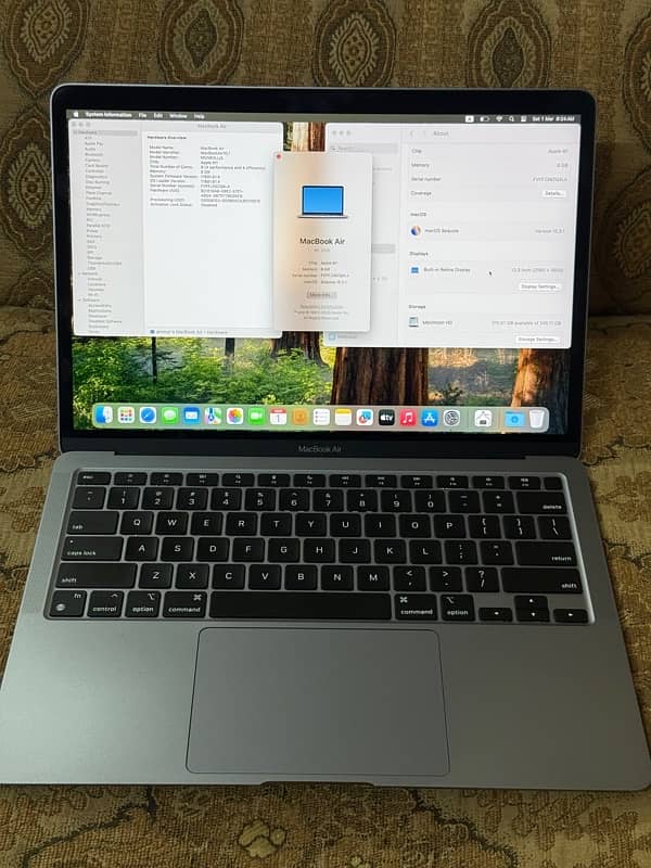 Macbook Air 13.3 Inch 8GB/256GB M1 2020 Space Grey 2