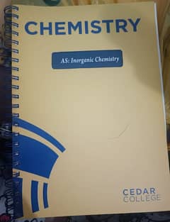 A levels Chemistry workbooks and notes