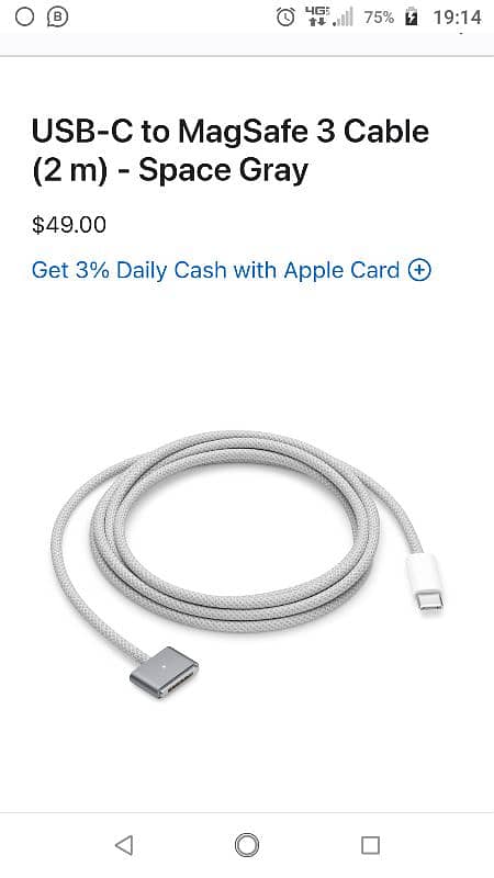 magsafe 3 space gray for MacBook pro 2