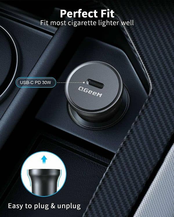 Qgeem PD 30w car charger 6