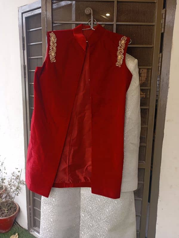 waist coat,sherwani each just in 3500 2