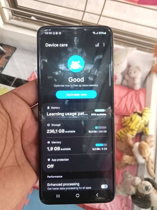 Exchange Z Flip 5G 256GB no dot spot crack line 11
