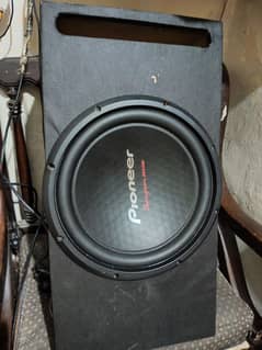 Pioneer woofer original 312S4 with serial number with bass tube