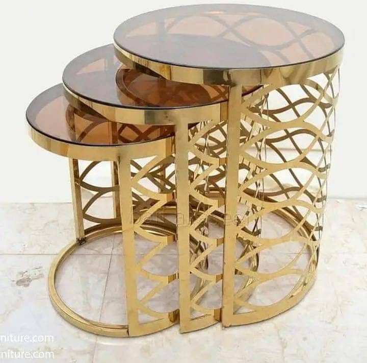 Coffee Table/ Side Table/ Center Table/ Fancy Coffee Table Set 12