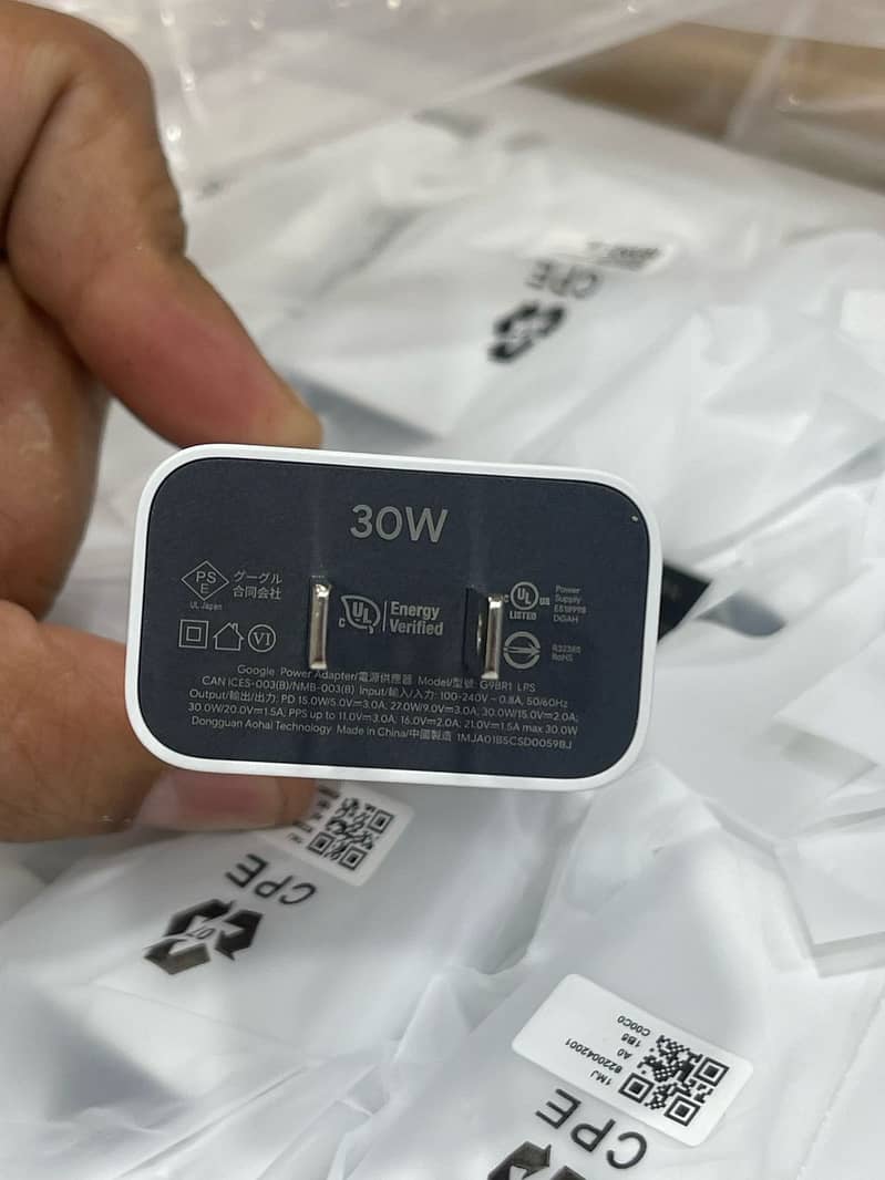 Google Pixel 30W Original Charger for Pixel 6,Pixel 7,Pixel 8,Pixel 9 3