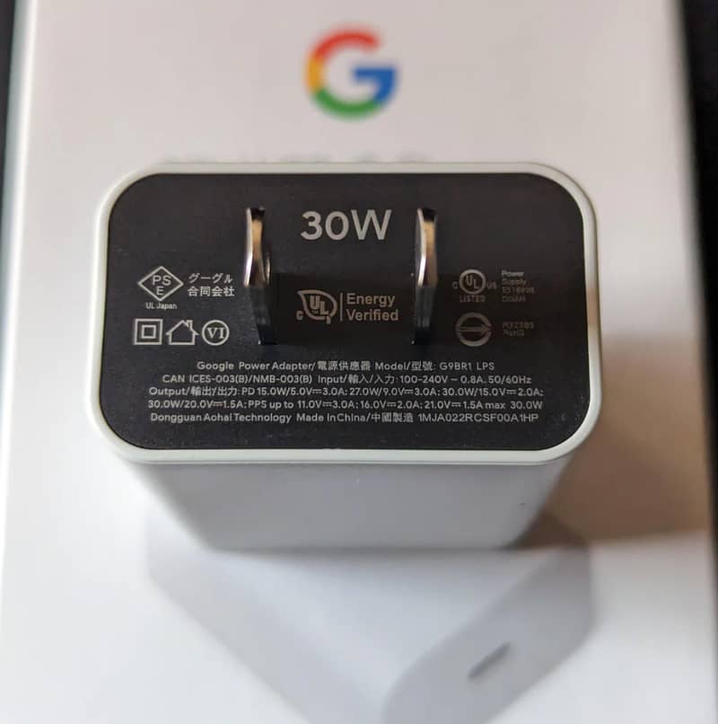 Google Pixel 30W Original Charger for Pixel 6,Pixel 7,Pixel 8,Pixel 9 6
