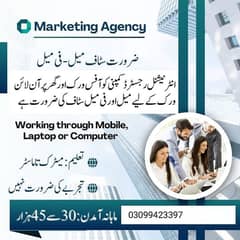 **Male and Female staff required for office working and Online working