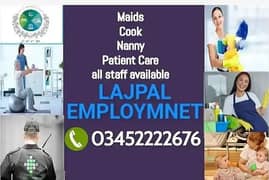 House Maids Nanny Maids Baby sitter Patient Care Cook Maid Available