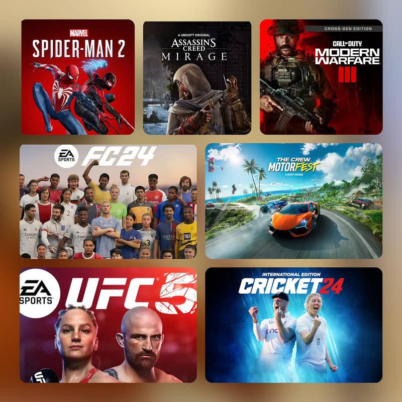 Xbox One And Xbox Series Games. || PlayStation 4 and 5 Games 3
