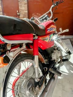 Honda CD-70 red color,  model 2020