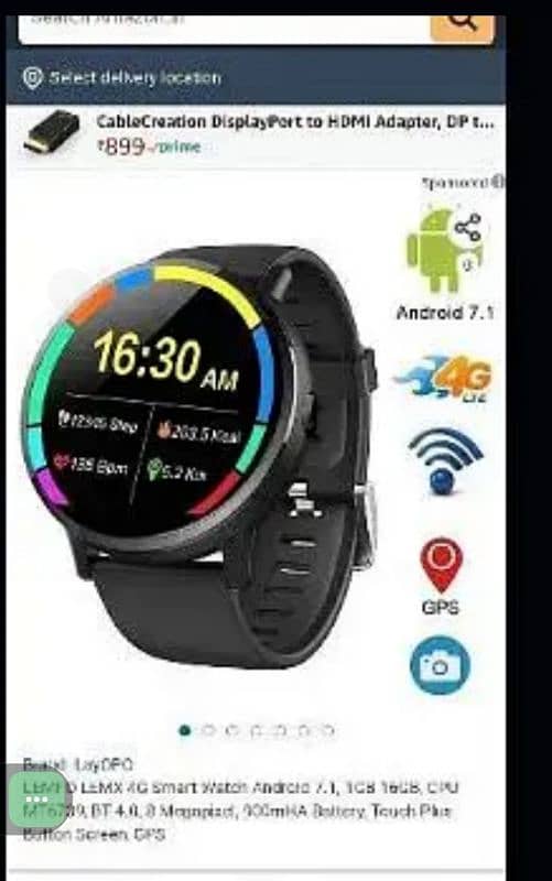 Lemfo smart watch 3