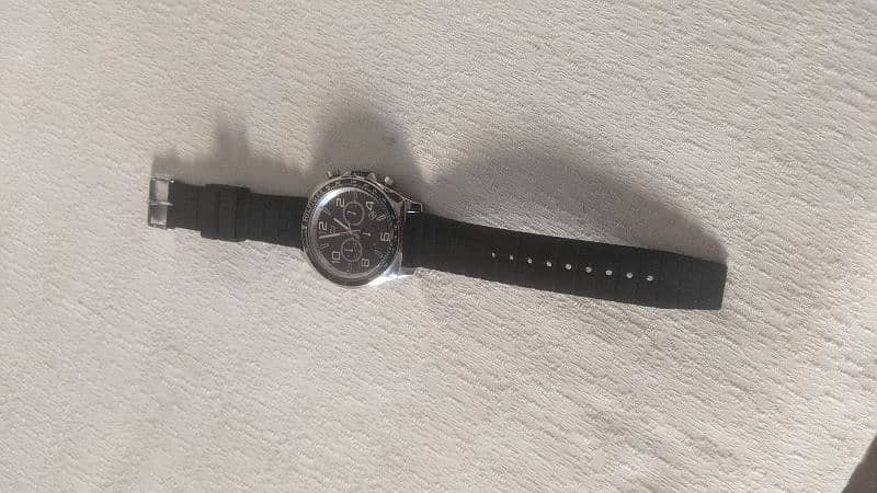 luxury brand mens black watch 7