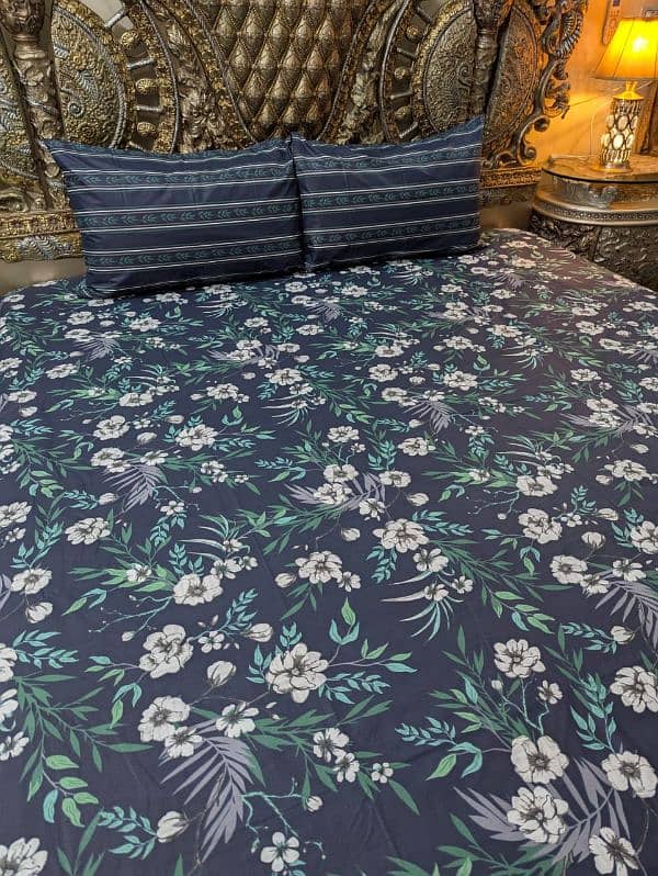 king size Pure Cotton Bedsheets 1