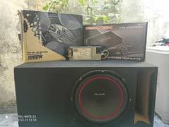 car amplifier woofer and speaker all system