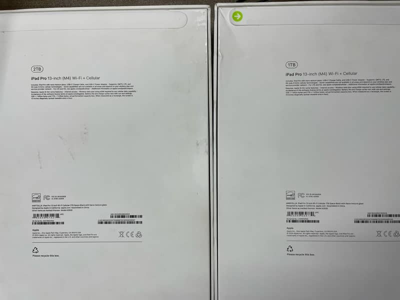 Apple iPad Pro M4 Chip 11" & 13" 512GB 1Tb 2Tb New 3