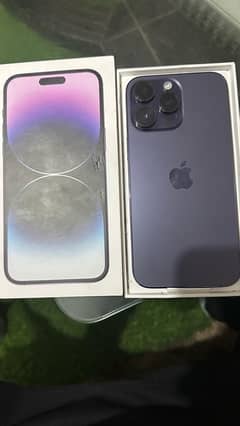 iphone 14 pro max factory unlock with box 256 gb