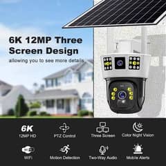 4g (Sim)Solar camera with battery backup