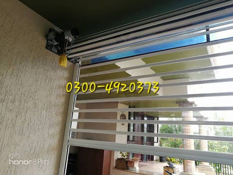 Automatic Polycarbonate Roller Shutters ! Auto shutters 0