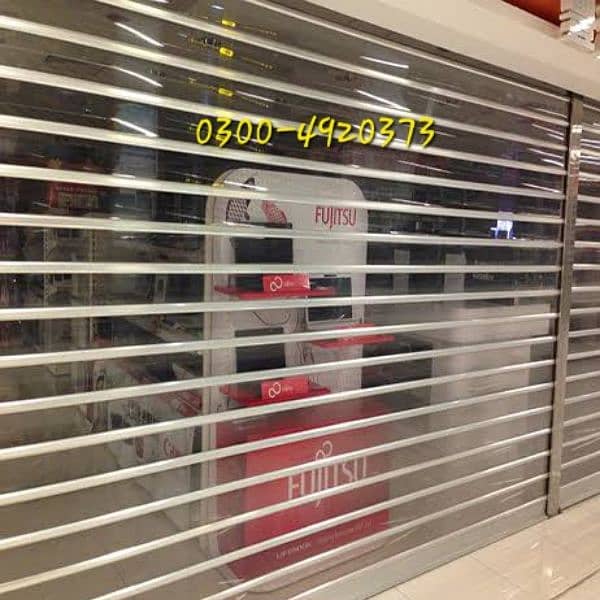 Automatic Polycarbonate Roller Shutters ! Auto shutters 1