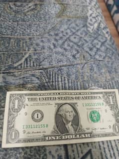 one dollar bill