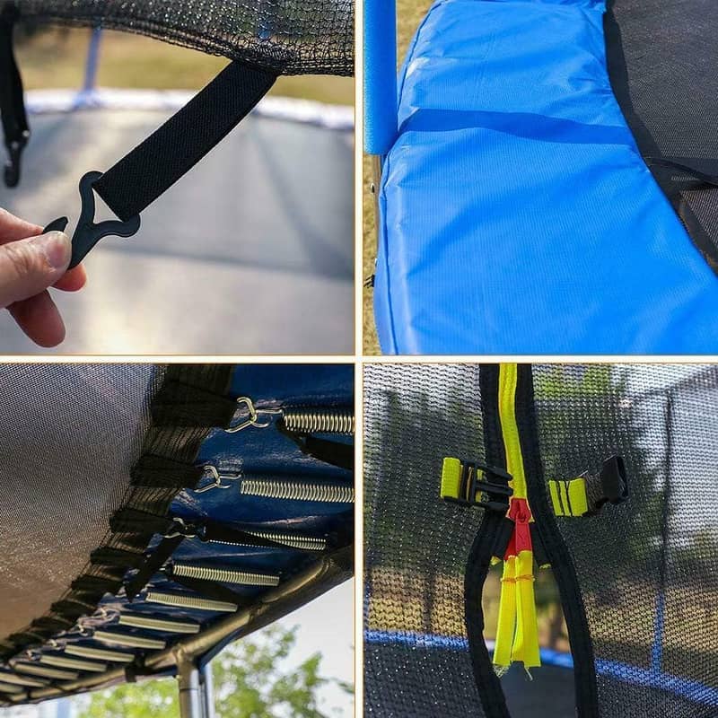 FIRST PLAY 6 Foot Trampoline/72 Inch Trampoline with Enclosure Net 2