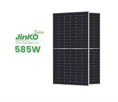 jinko solar panel 585 watt n type bifacial long wire