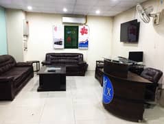 Prime 1800 Sqft Fully Furnished Office Original Pics Attached Main Boulevard Gulberg Lahore Rent