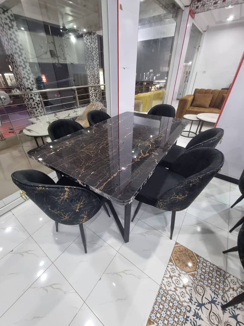 Dining Table - 6 Seater Dining Table - Dining Table With Dining Chair 6
