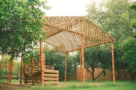 Bamboo walls | Bamboo interior design | Bamboo huts|Outdoor bamboo dec