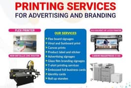 We provide Printing services in best rates and great quality