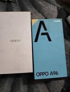 oppo a96 good condition 10/10 comlpt box