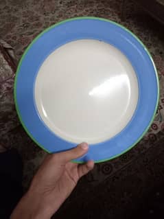 Imported Colourfull plates 5 pieces.