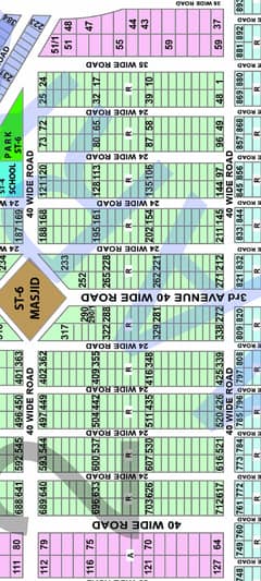 Corner 135 Square Yards Plot Near Main Road Saadi Garden Vip Block 2