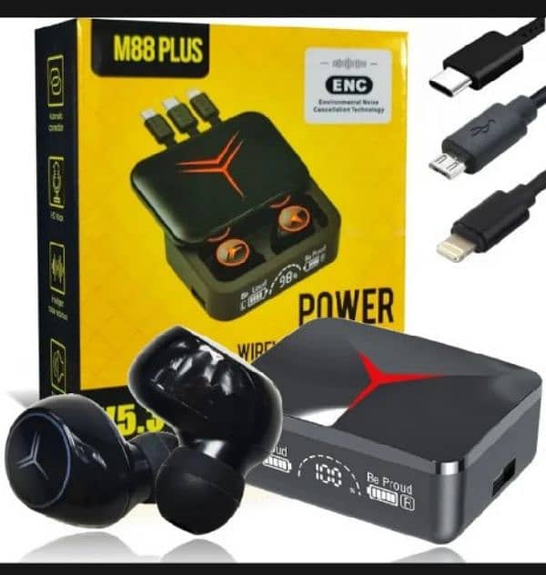 M88 Plus Earbuds 0
