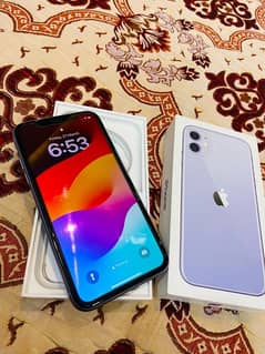 apple iPhone 11 full box 128gn pta approved urgent sale