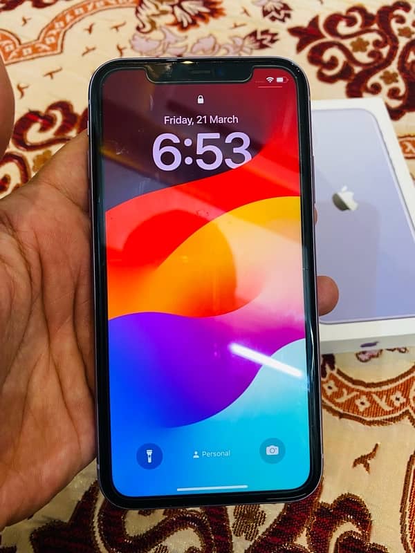 apple iPhone 11 full box 128gn pta approved urgent sale 1
