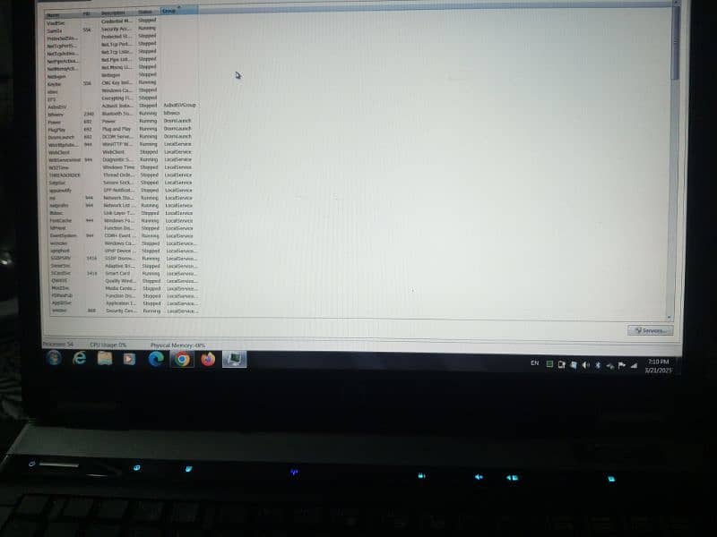 Urgent sale hp core 2 duo laptop with 2.27 GHz processor 2GB ram 7
