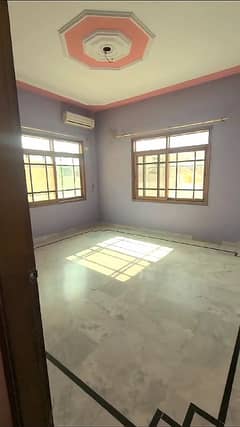 Corner 200 Sq. Yd. 2 Bed Room Lounge + Terrace House For Rent at Kaneez Fatima Society Sector 16A Near By Karachi University Scheme - 33 Karachi .