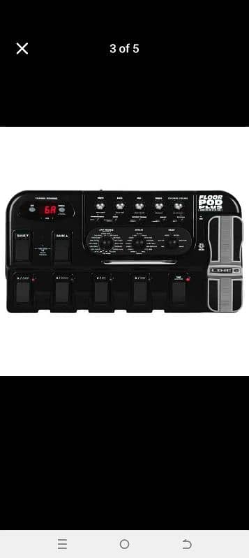 floor pood line 6 pro guitar processor 1