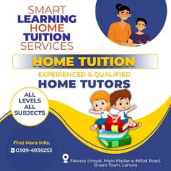 Smart learning home tution services (Math Physics specialist)