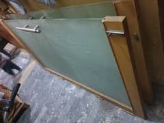 12mm Glass and Wood Door