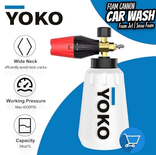 Yoko Foam Cannon Bottle 1 L 0