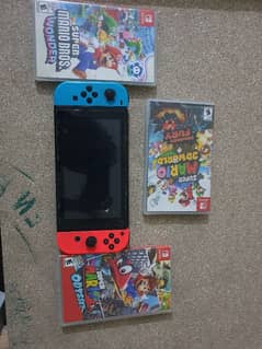 Nintendo switch with games