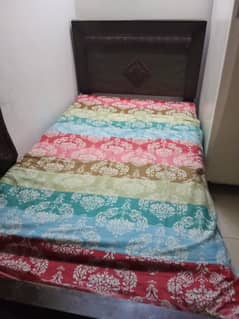 Single bed with mattress