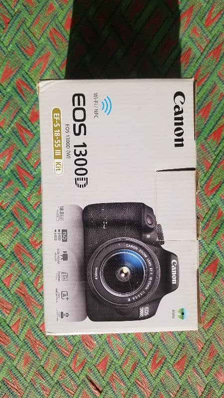 Canon 1300d 18-55mm lens plus 32 GB Card plus Camera Bag 3