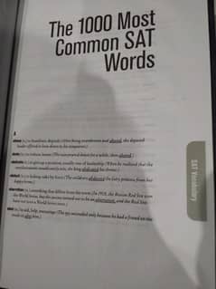 The 1000 Most Common SAT words printed book