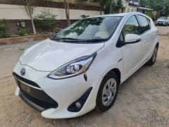 TOYOTA AQUA 2017 MODEL REG 2021 PERAL WHITE